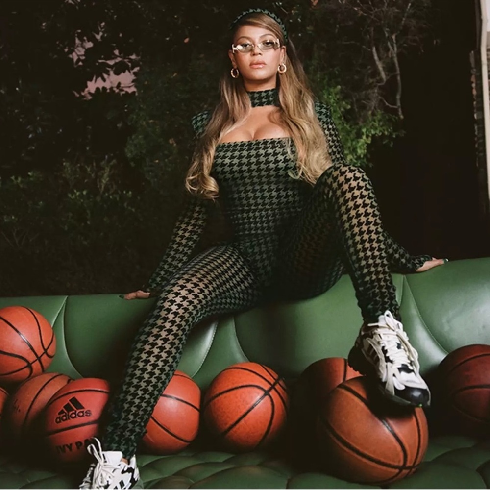Adidas x Ivy Park Halls Of Ivy Houndstooth Catsuit
